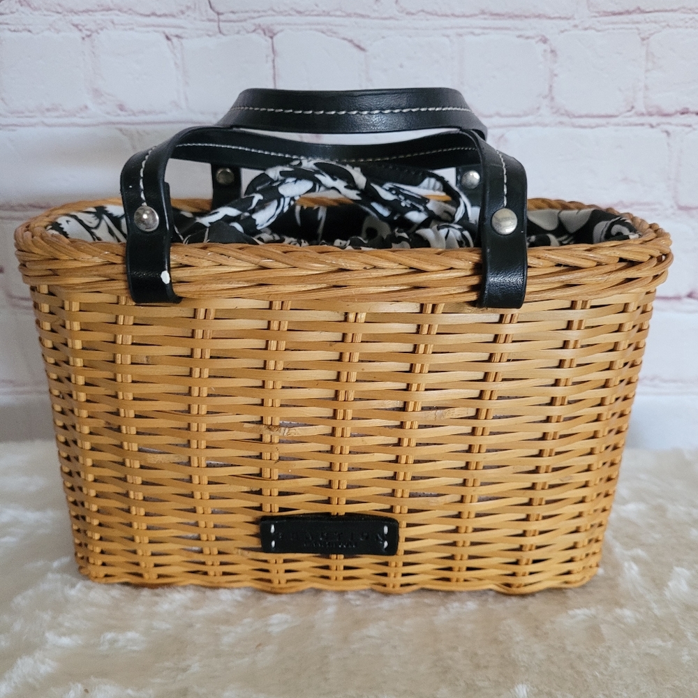 Reaction by Kenneth Cole Wicker Handbag Rectangle